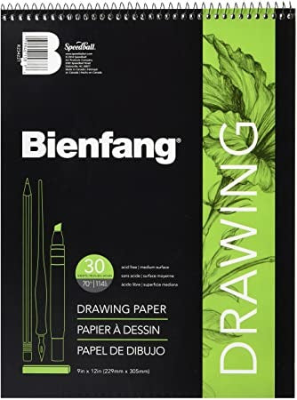 Bienfang Drawing Paper Pad, 9" x 12"