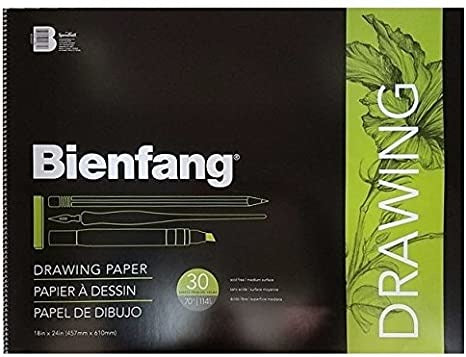Bienfang Drawing Paper Pad, 18" x 24"