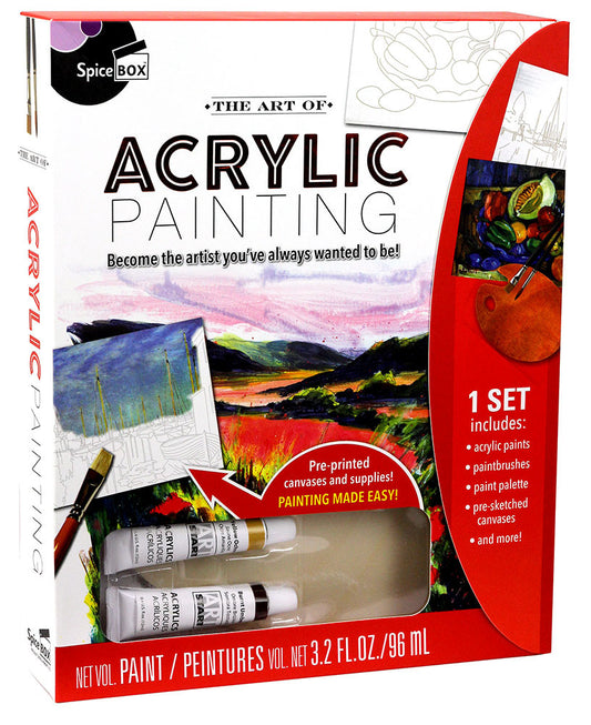 The Art of Acrylic Painting Kit