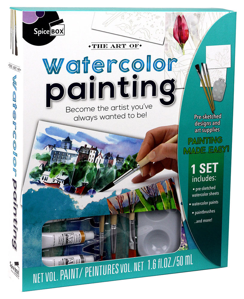The Art of Watercolor Painting Kit