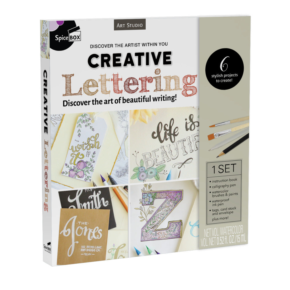 Art Studio Kit, Creative Lettering