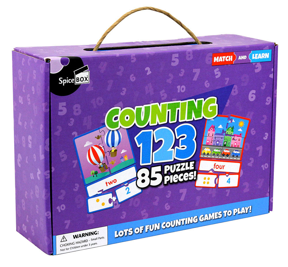 Match and Learn Puzzle, Counting 123
