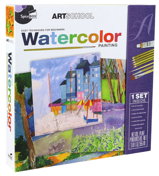 SpiceBox Art School Kit, Watercolor