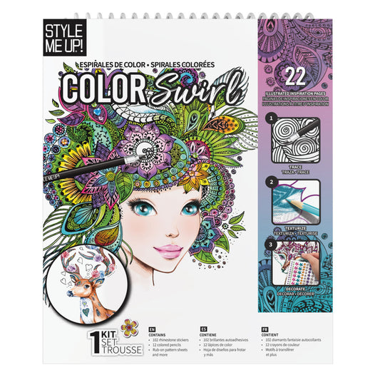 Style Me Up Art Kit, Color Swirl