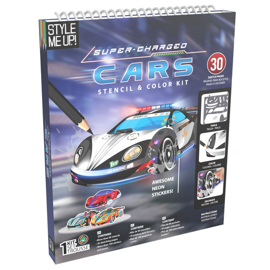 Style Me Up Art Kit, Super-charged Cars