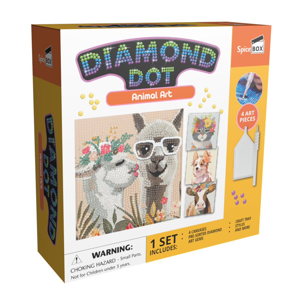 Kits to Go, Diamond Dot Animal Art