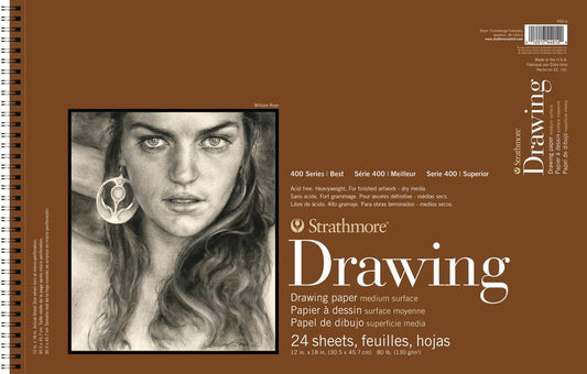 400 Series Drawing Pad, Medium Surface - 12" x 18"