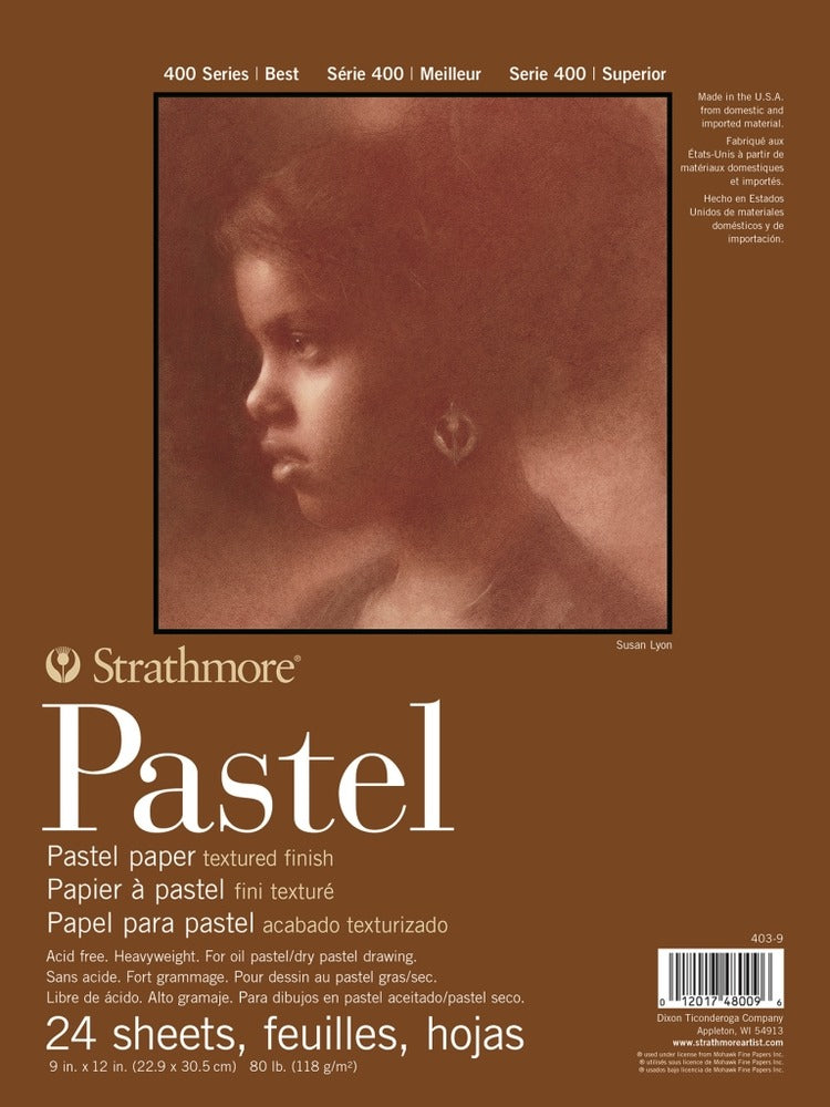 400 Series Pastel Pad, Assorted Colors - 9" x 12"