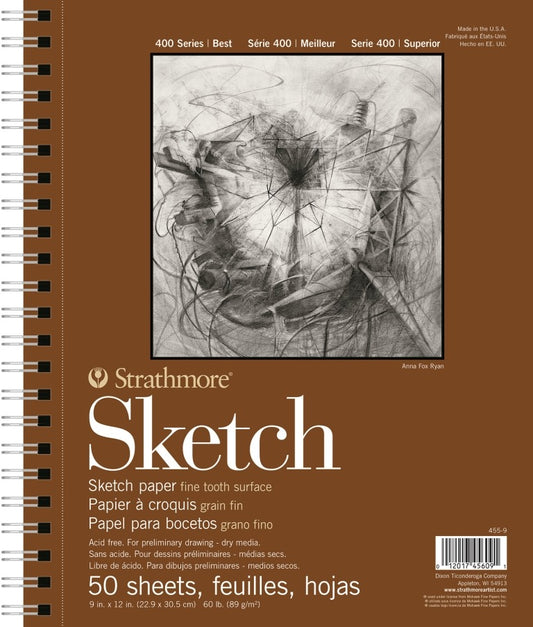 400 Series Sketch Pad, 9" x 12" (50 Sheets)