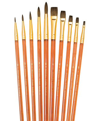 Rset SVP6 Sable Bristle 10 pc Brush set