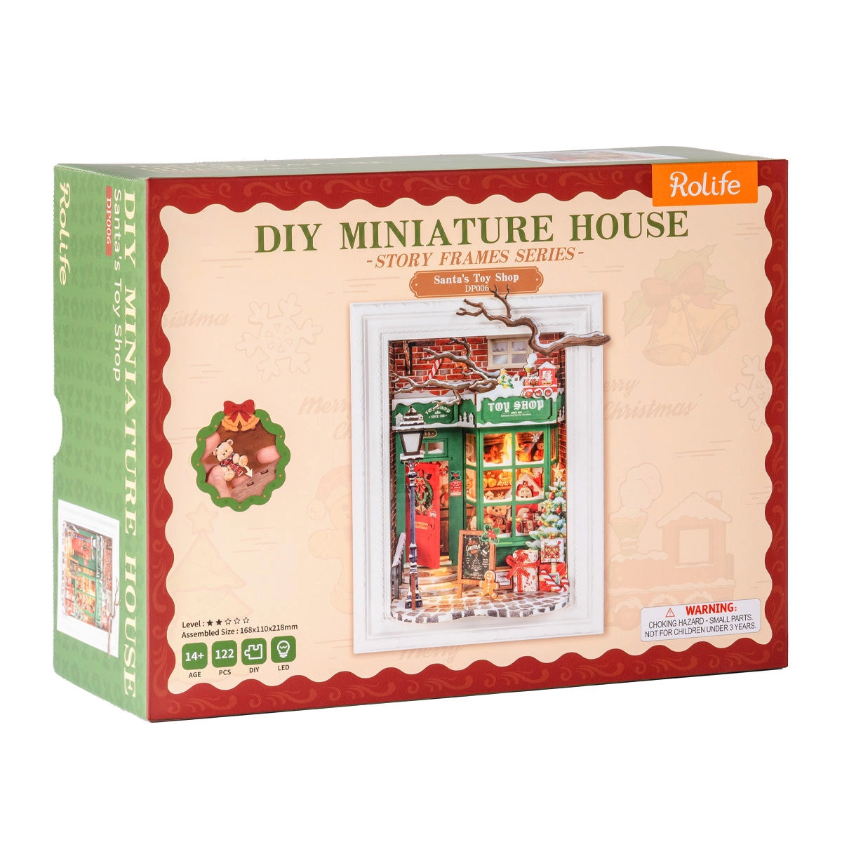 ROKR 3D Wooden Puzzle, Santa's Toy Shop