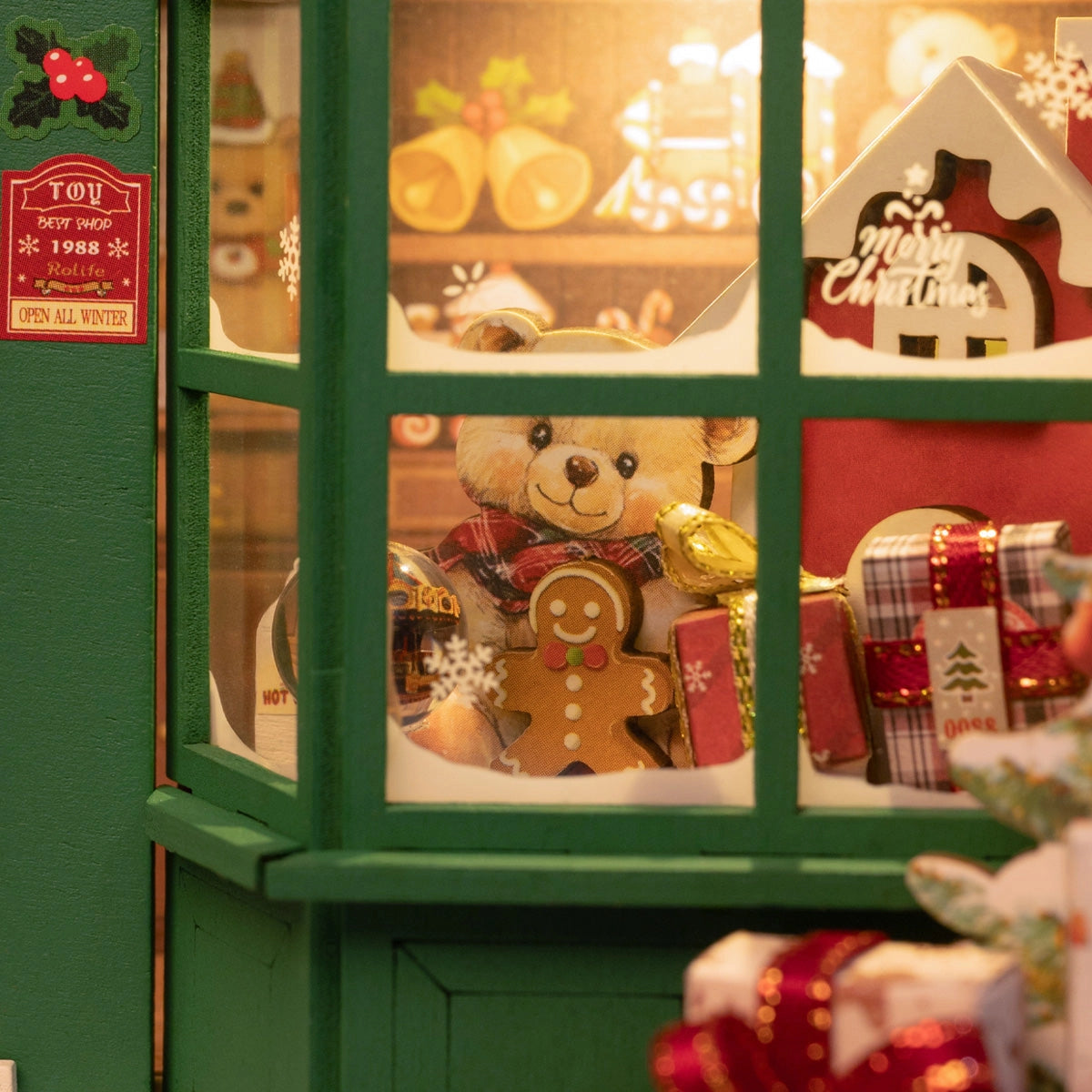 ROKR 3D Wooden Puzzle, Santa's Toy Shop