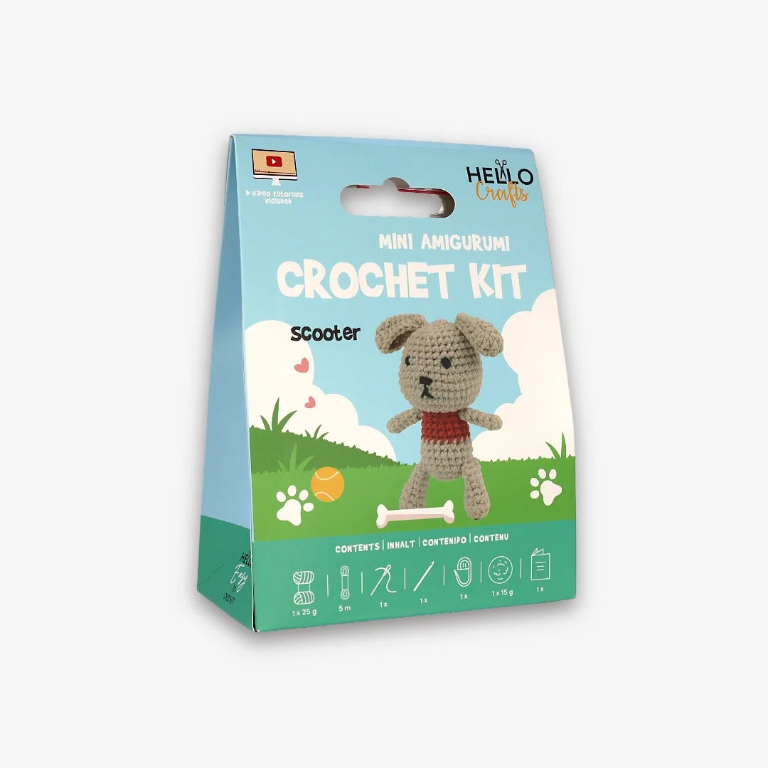Knitty Critters - Mini Amigurumi - Scooter