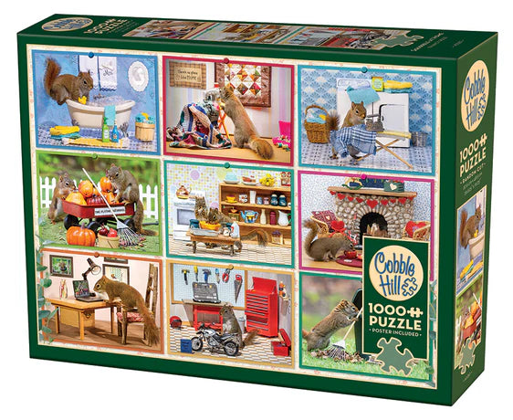 1000pc Puzzle Cobble Hill Squirrels at Home