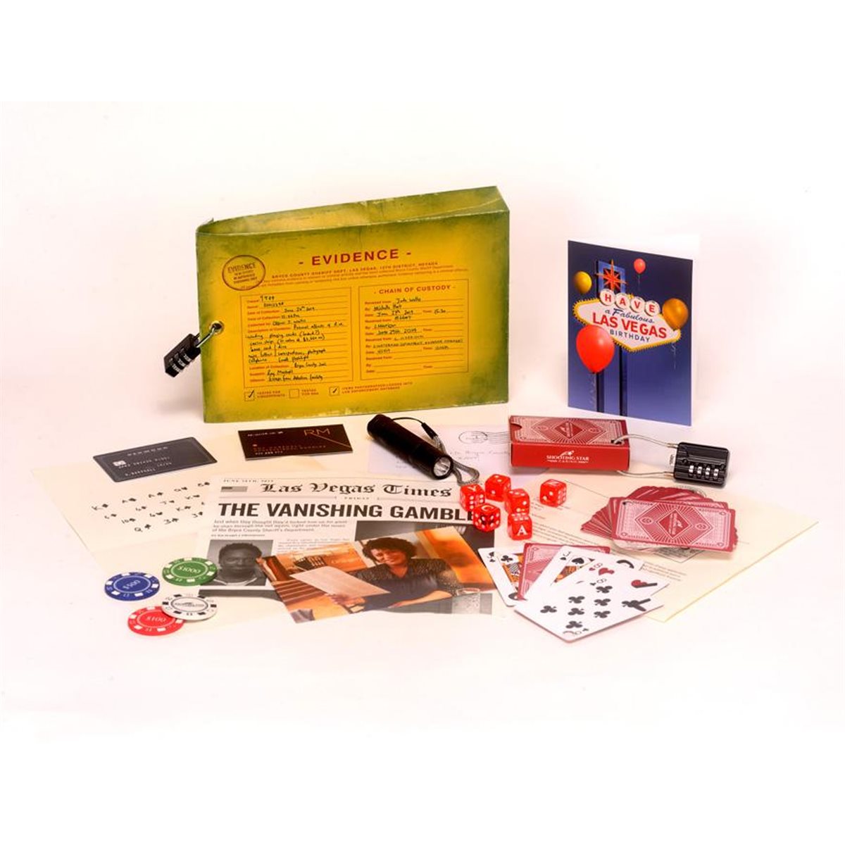 Escape Room in a Box - The Vanishing Gambler