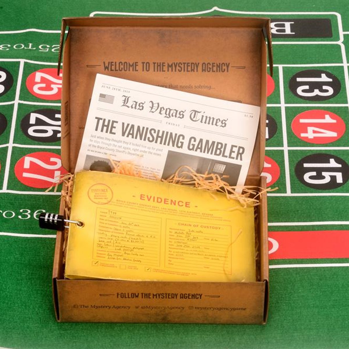 Escape Room in a Box - The Vanishing Gambler