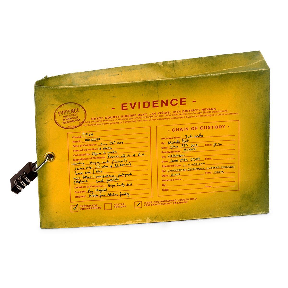 Escape Room in a Box - The Vanishing Gambler