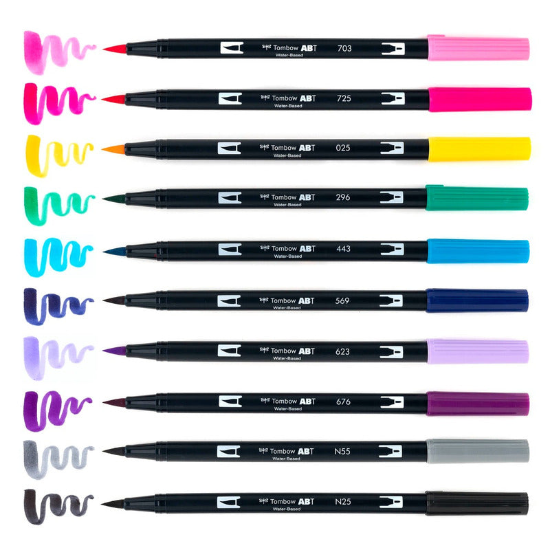 Dual Brush Pen Set, Galaxy (10 pk)