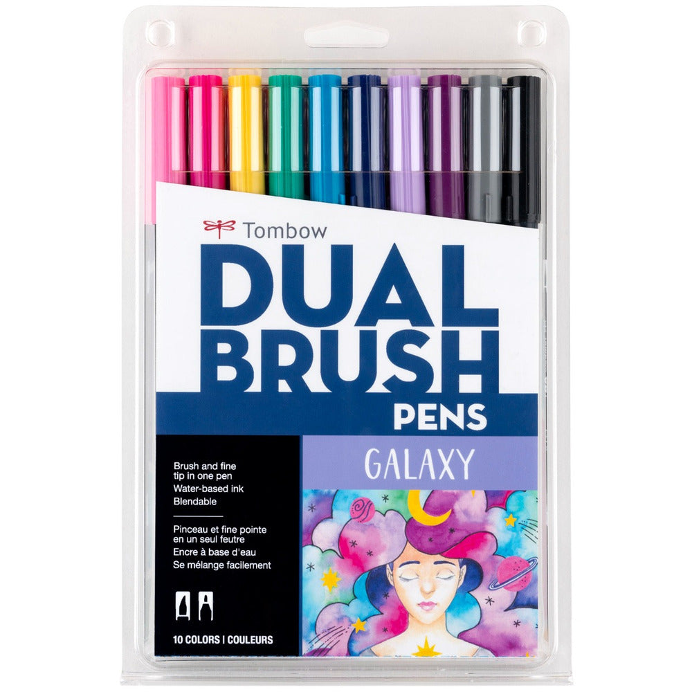 Dual Brush Pen Set, Galaxy (10 pk)