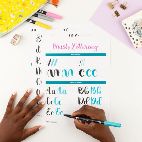 Lettering in Color Set