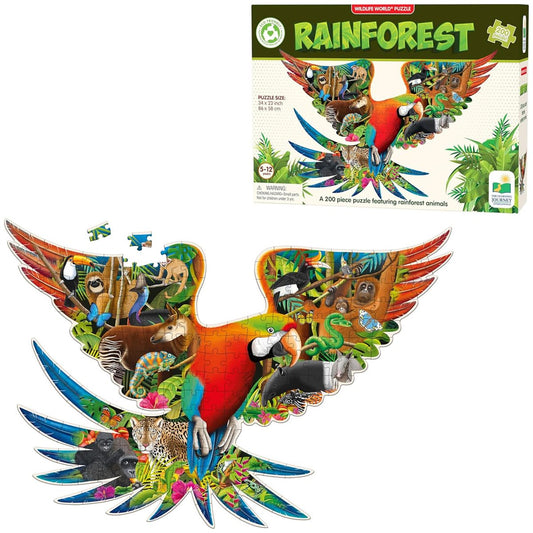 Puzzle - 200 pcs - Wildlife World: Rainforest