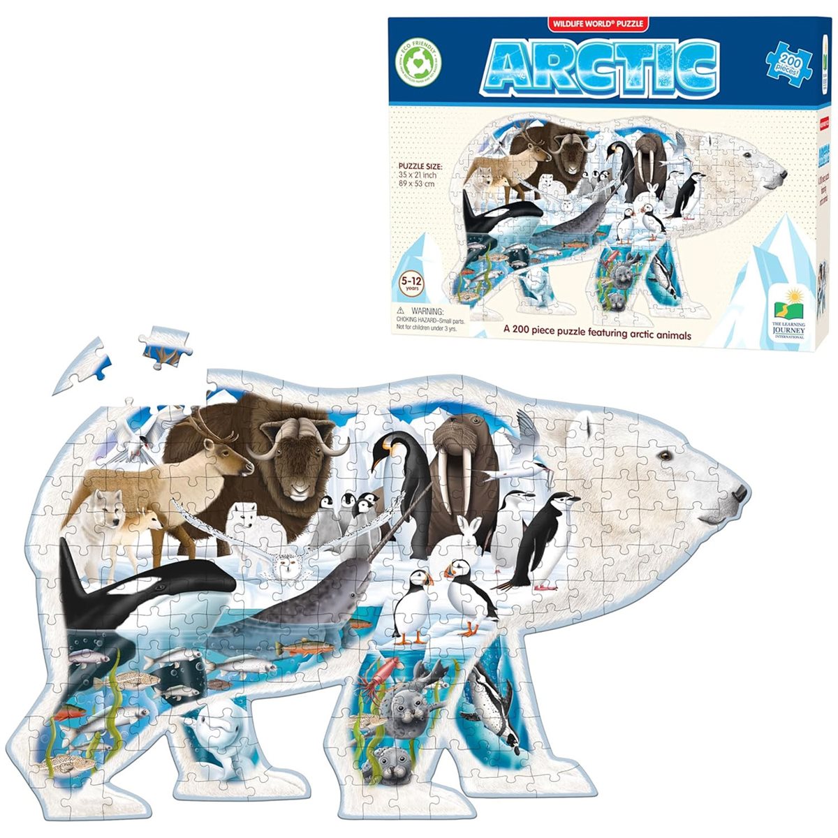 Puzzle - 200 pcs - Wildlife World: Artic