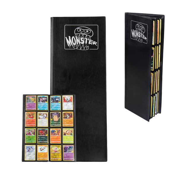 8 POCKET TOWER MONSTER BLACK MATTE BINDER