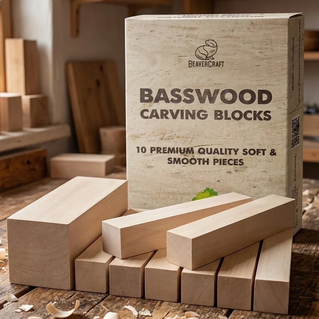 Basswood Carving Blocks - 10pcs
