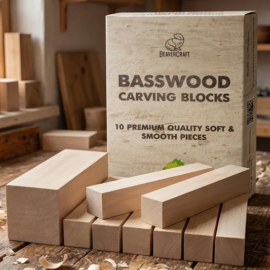 Basswood Carving Blocks - 10pcs