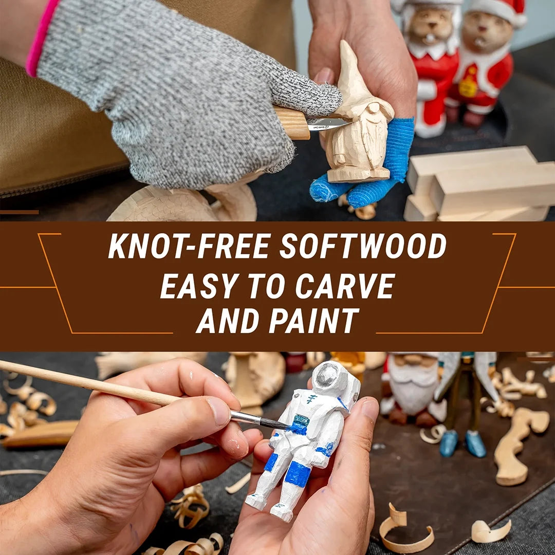 Basswood Carving Blocks - 10pcs