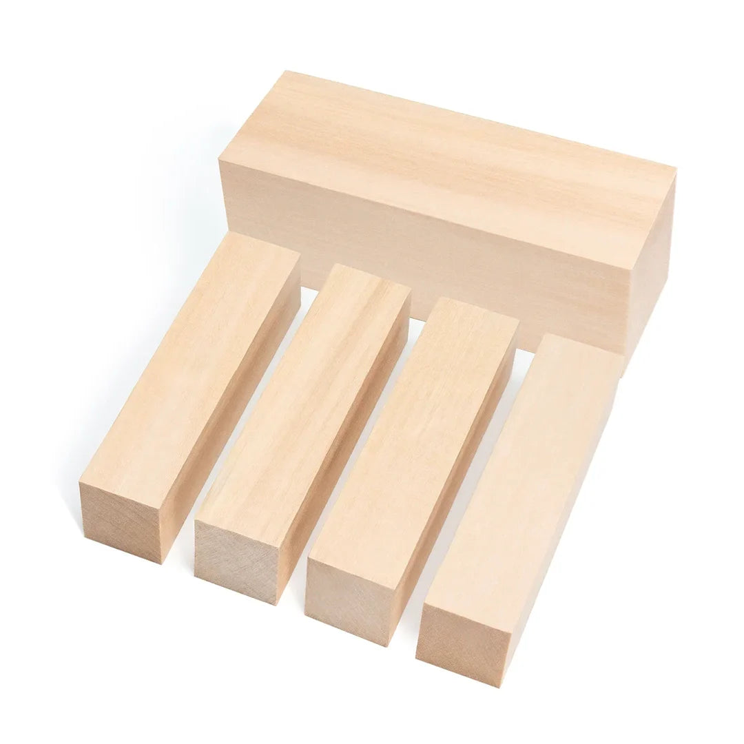 Basswood Carving Blanks - 5pc