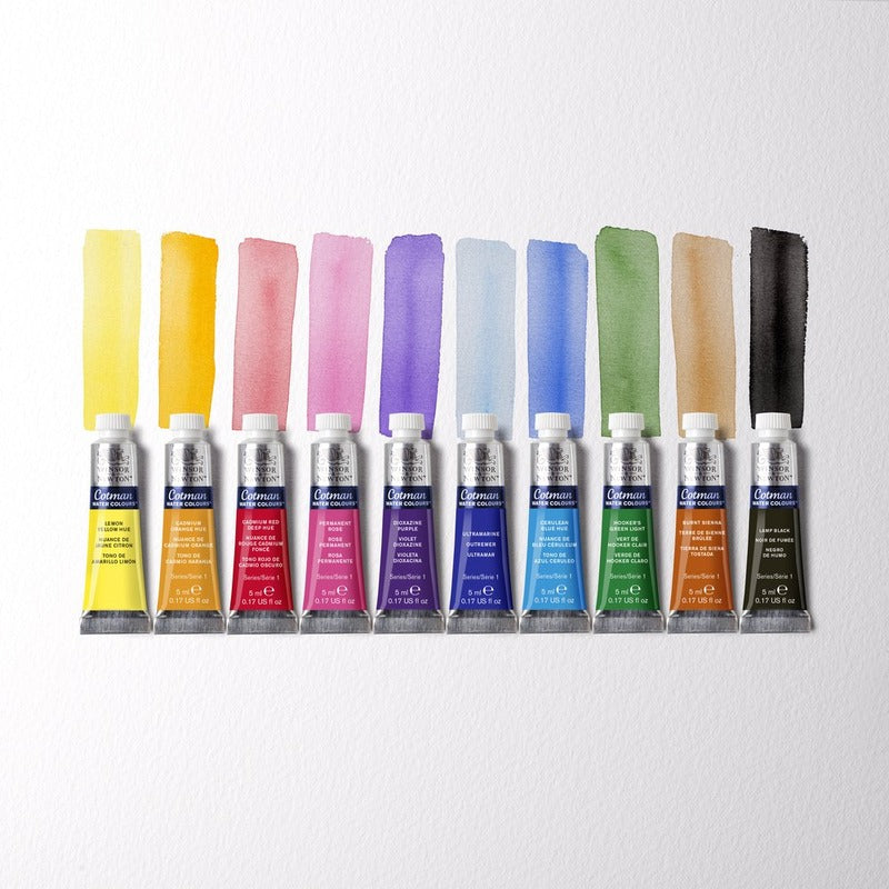 Cotman Watercolour Set, 10 x 5ml Tube