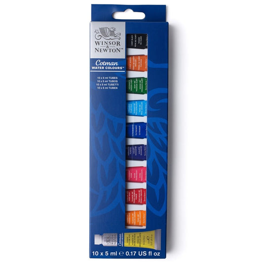 Cotman Watercolour Set, 10 x 5ml Tube