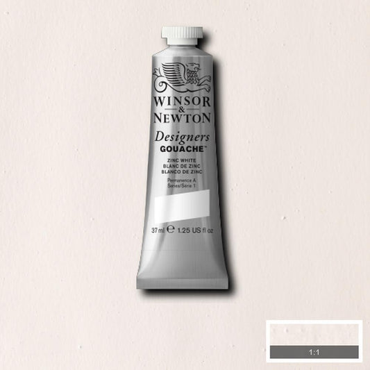 Designers Gouache 37ml Tube, Zinc White
