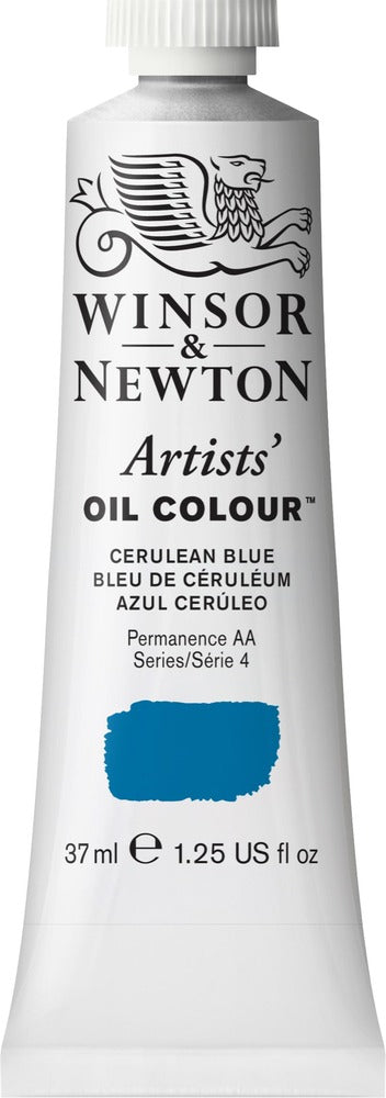 Artists' Oil Colour 37ml Tube, Cerulean Blue