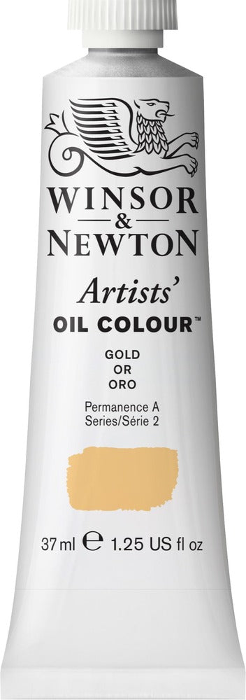 Artists' Oil Colour 37ml Tube, Gold