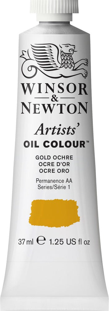 Artists' Oil Colour 37ml Tube, Gold Ochre