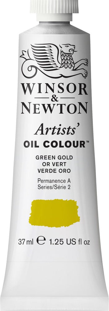 Artists' Oil Colour 37ml Tube, Green Gold