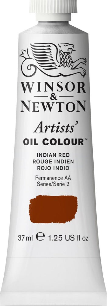 Artists' Oil Colour 37ml Tube, Indian Red