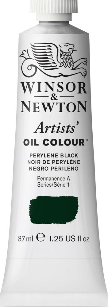 Artists' Oil Colour 37ml Tube, Perylene Black