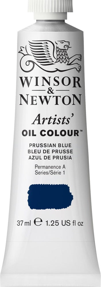 Artists' Oil Colour 37ml Tube, Prussian Blue