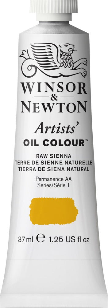 Artists' Oil Colour 37ml Tube, Raw Sienna