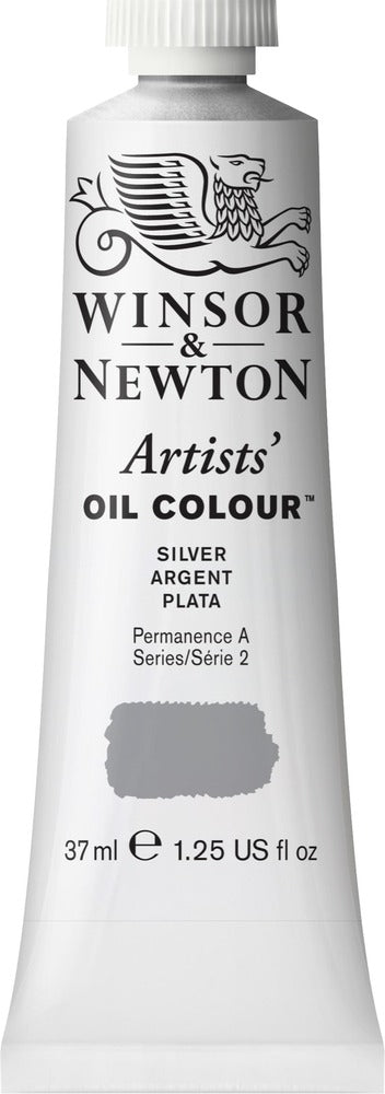 Artists' Oil Colour 37ml Tube, Silver