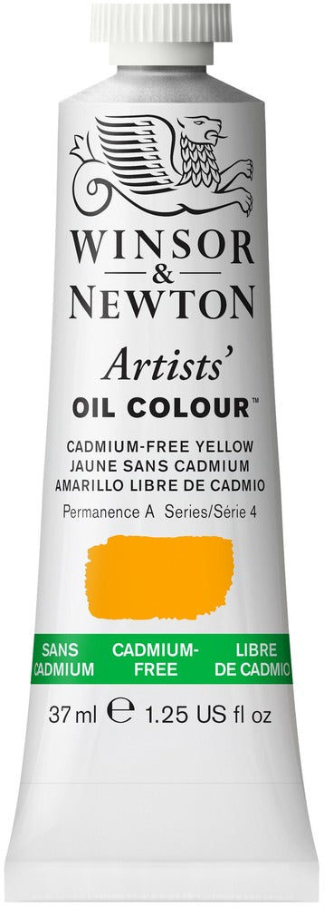 Artists' Oil Colour 37ml Tube, Cadmium-Free Yellow