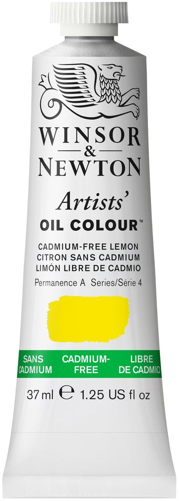 Artists' Oil Colour 37ml Tube, Cadmium-Free Lemon