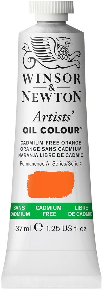 Artists' Oil Colour 37ml Tube, Cadmium-Free Orange