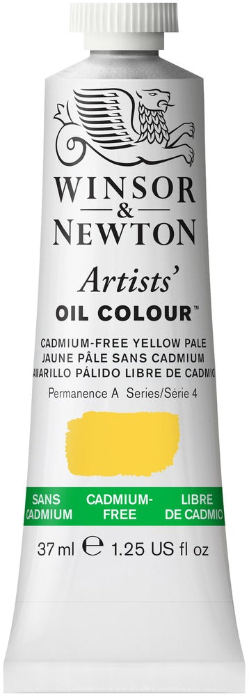 Artists' Oil Colour 37ml Tube, Cadmium-Free Yellow Pale