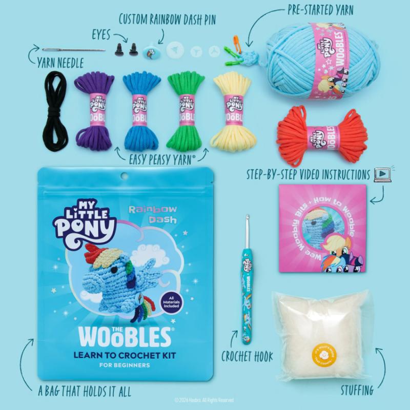WOOBLES MLP RAINBOW DASH
