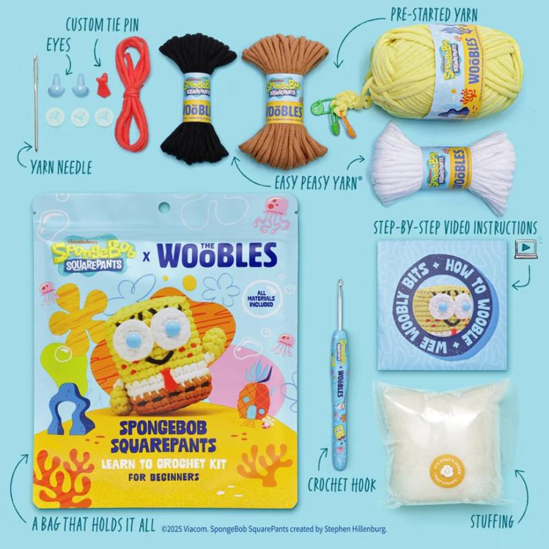 WOOBLES SPONGE BOB SQUAREPANTS
