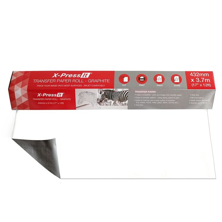 Transfer Paper Roll, 17" x 12" - Graphite